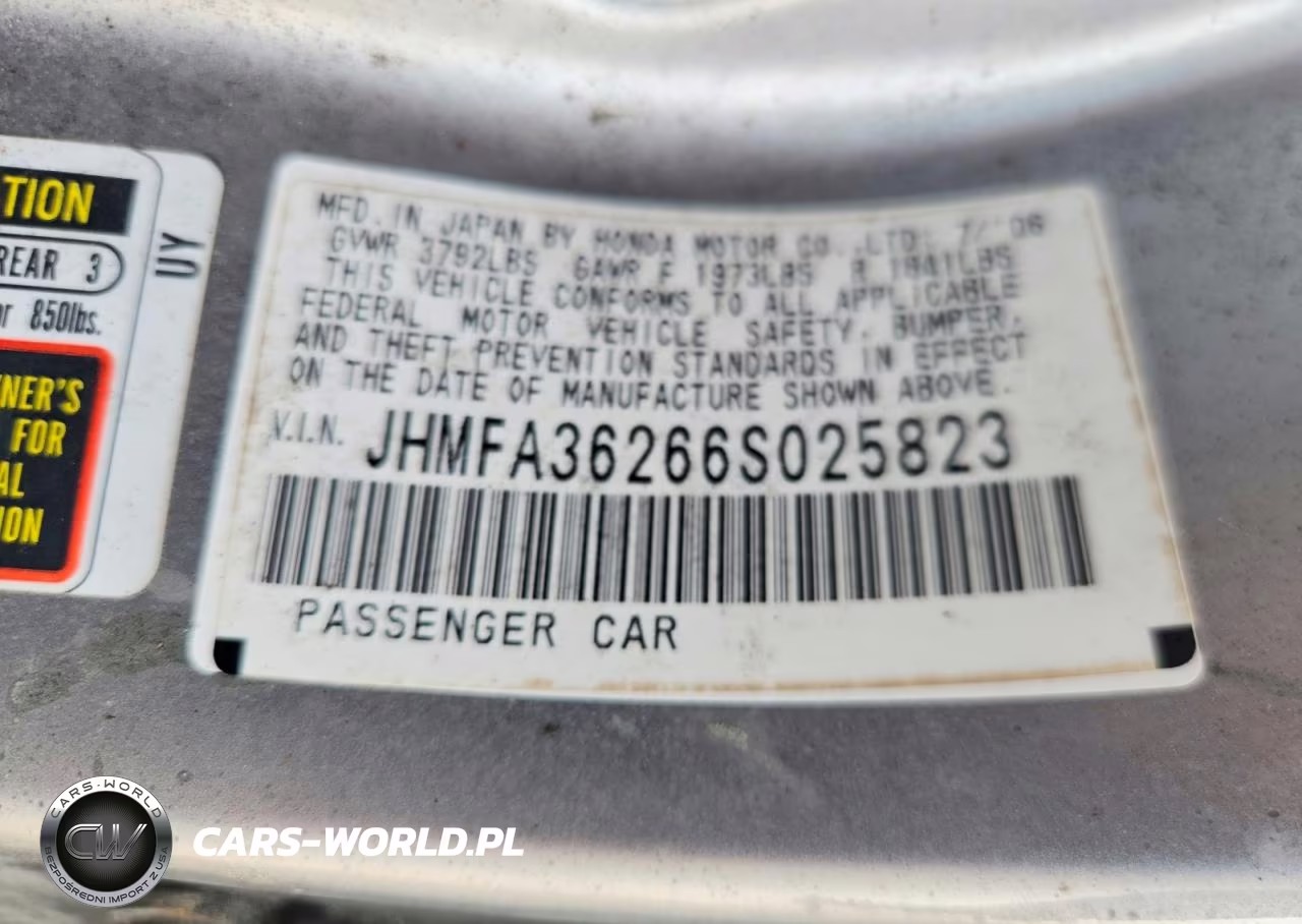 2006 Honda Civic Hybrid VIN:JHMFA36266S025823 - 12