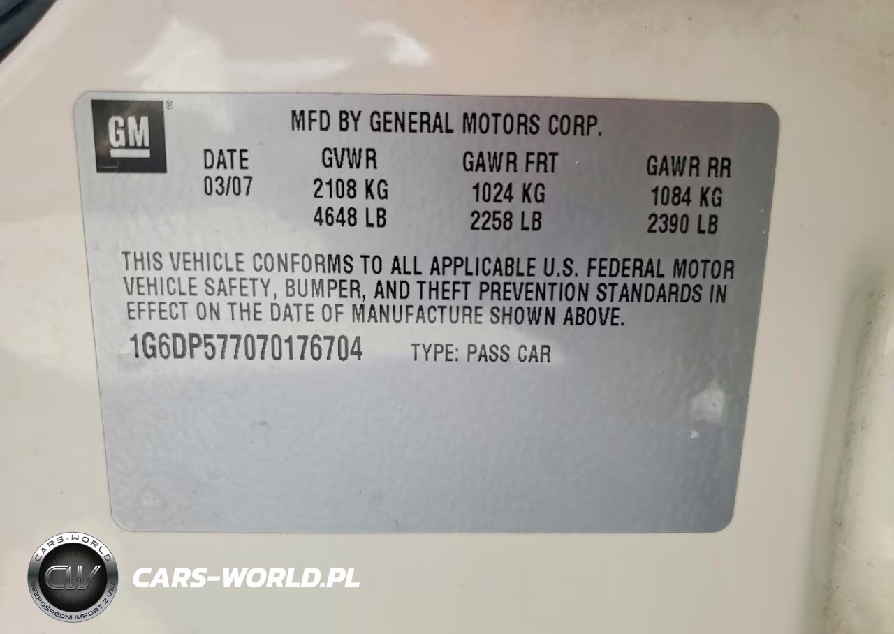 2007 Cadillac Cts Hi Feature V6 VIN:1G6DP577070176704 - 12