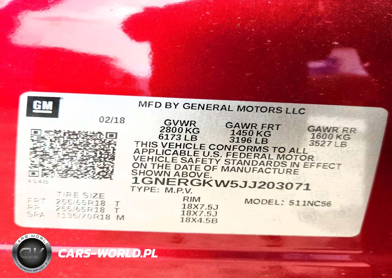 2018 Chevrolet Traverse Lt VIN:1GNERGKW5JJ203071 - 13