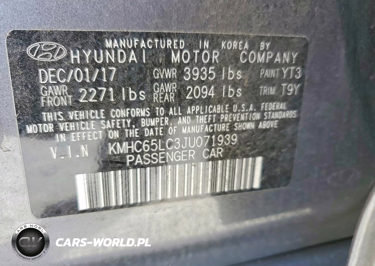 2018 Hyundai Ioniq Hybrid Blue VIN:KMHC65LC3JU071939 - 13