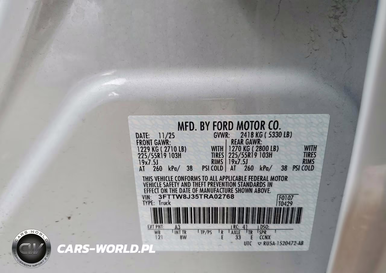 2026 Ford Maverick Xlt VIN:3FTTW8J35TRA02768 - 12
