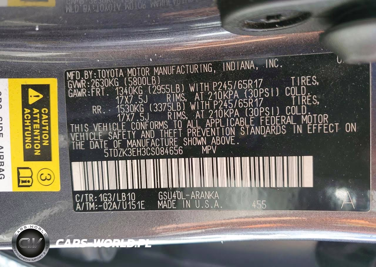 2012 Toyota Highlander Se VIN:5TDZK3EH3CS084656 - 13