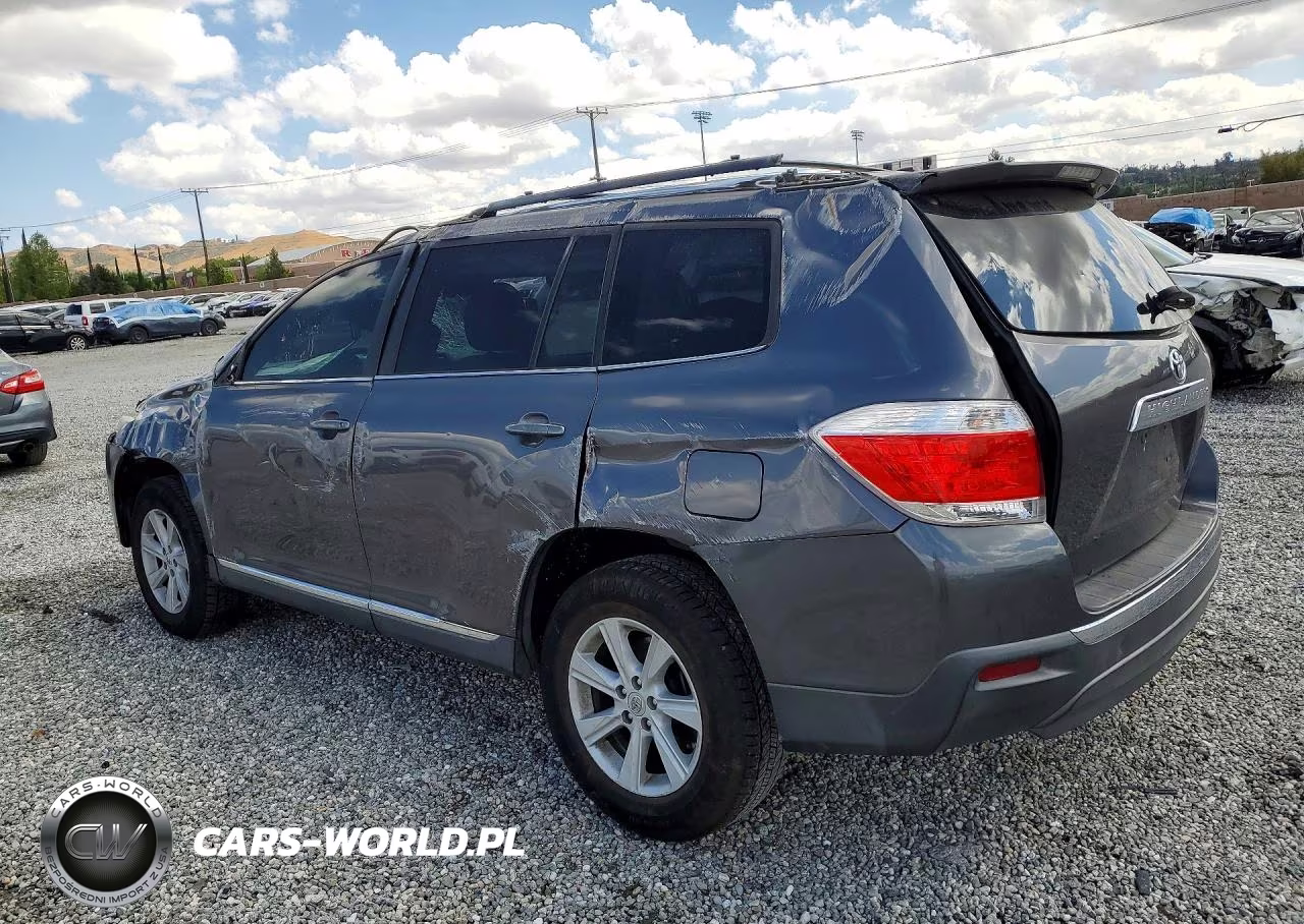 2012 Toyota Highlander Se VIN:5TDZK3EH3CS084656 - 2