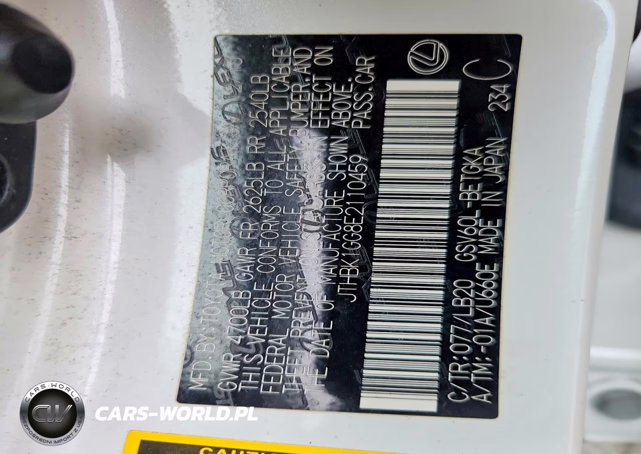 2014 Lexus Es 350 Base VIN:JTHBK1GG8E2110459 - 12