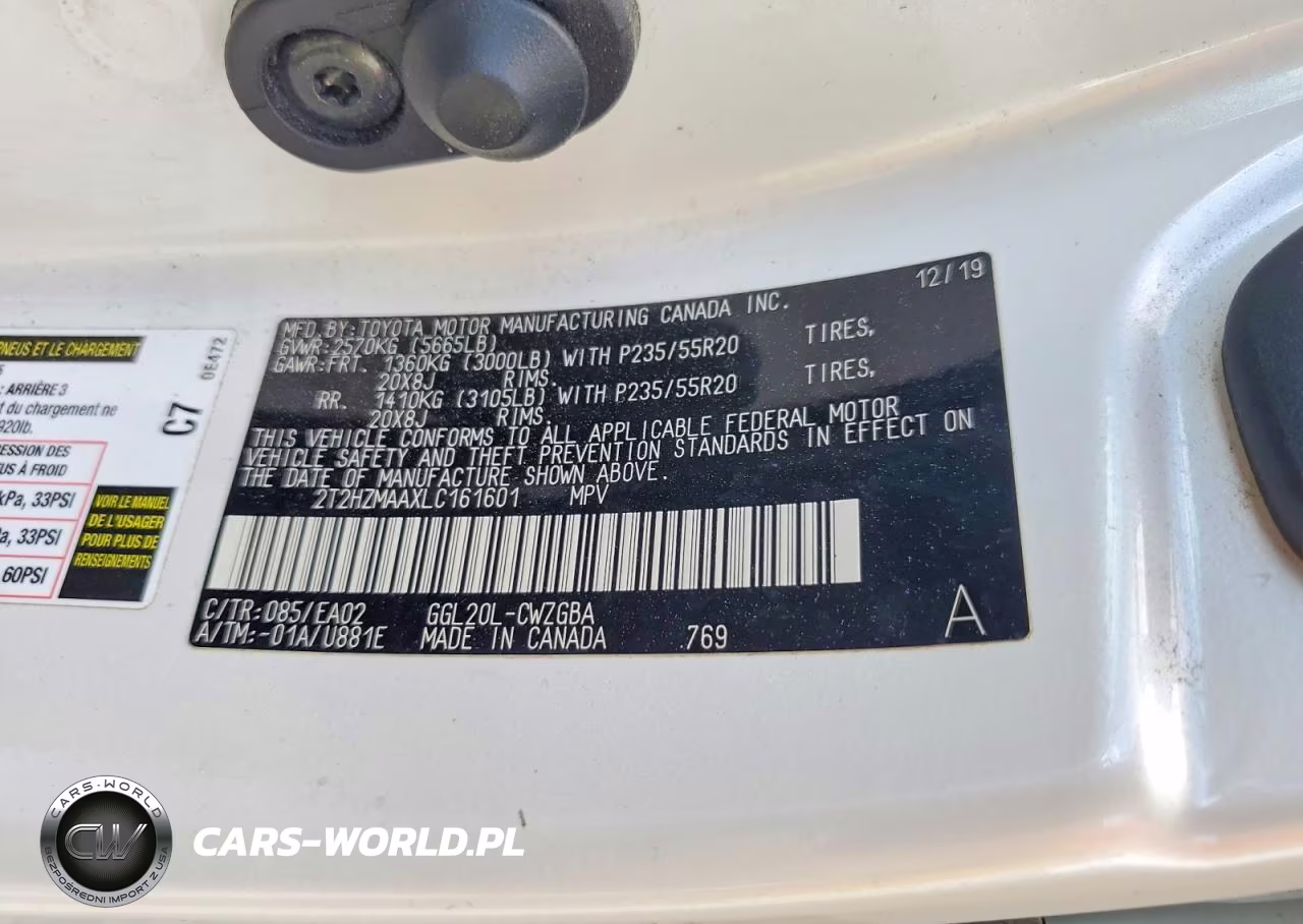 2020 Lexus Rx 350 Base VIN:2T2HZMAAXLC161601 - 12