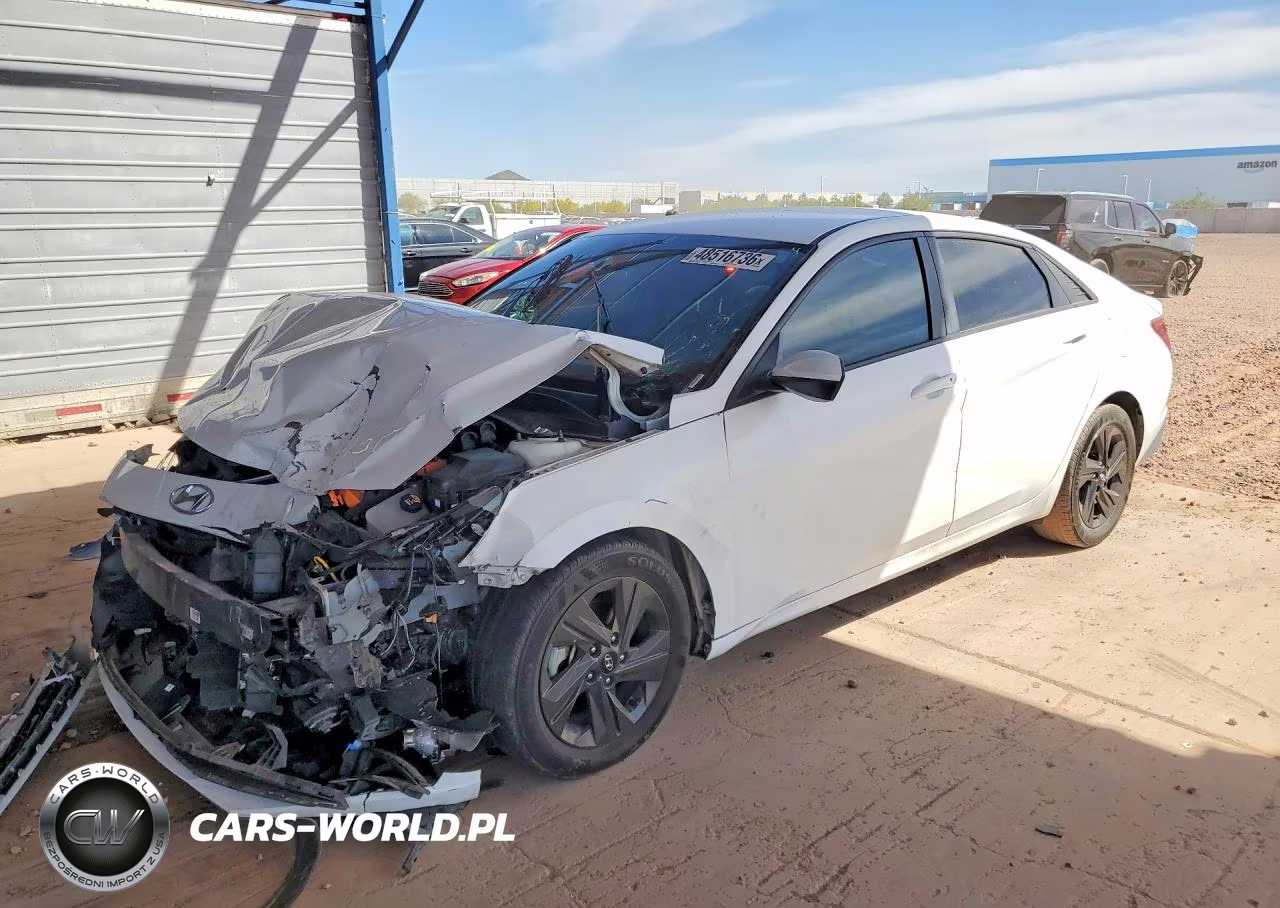 2021 Hyundai Elantra Hybrid Blue