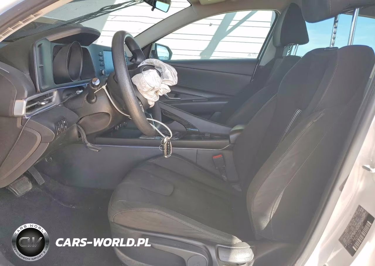 2021 Hyundai Elantra Hybrid Blue VIN:KMHLM4AJXMU012201 - 7