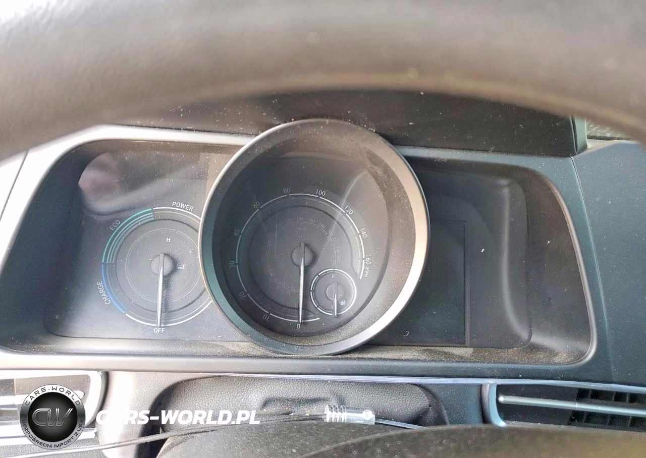 2021 Hyundai Elantra Hybrid Blue VIN:KMHLM4AJXMU012201 - 9