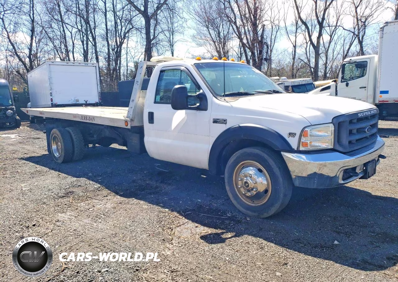 2001 Ford F450 Super Duty Rollback Truck VIN:1FDXF46S31EA27237 - 4