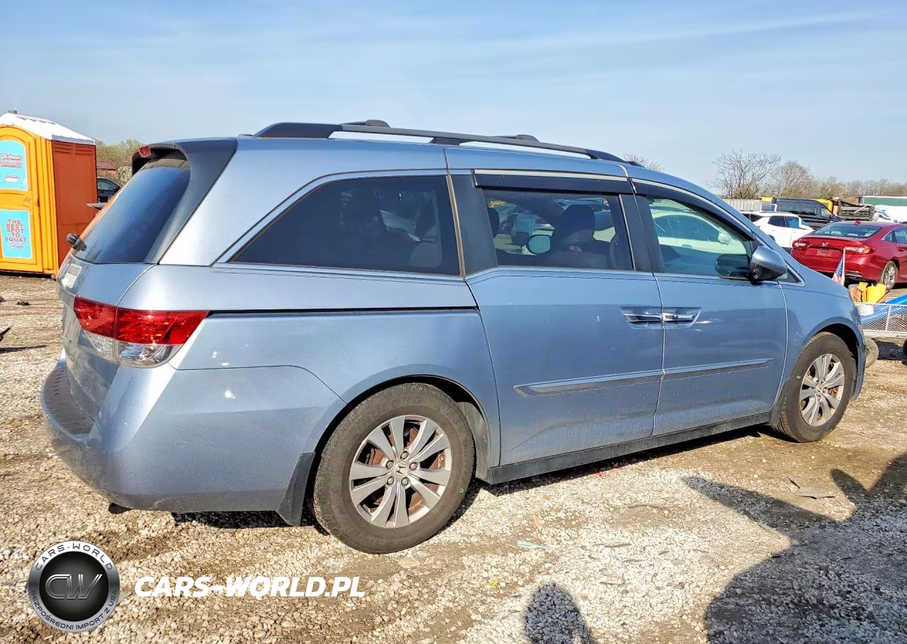 2014 Honda Odyssey Exl VIN:5FNRL5H67EB040492 - 3