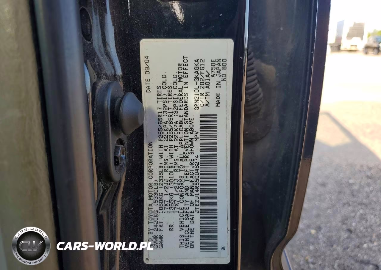 2005 Toyota 4Runner Sr5 VIN:JTEZU14R550046274 - 13