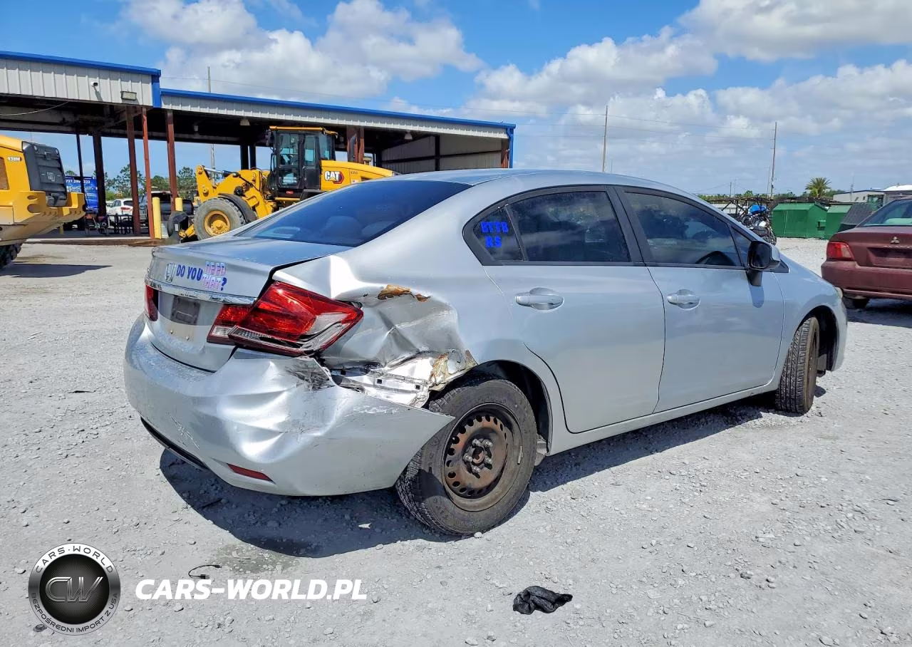 2013 Honda Civic Lx VIN:2HGFB2F52DH551200 - 3