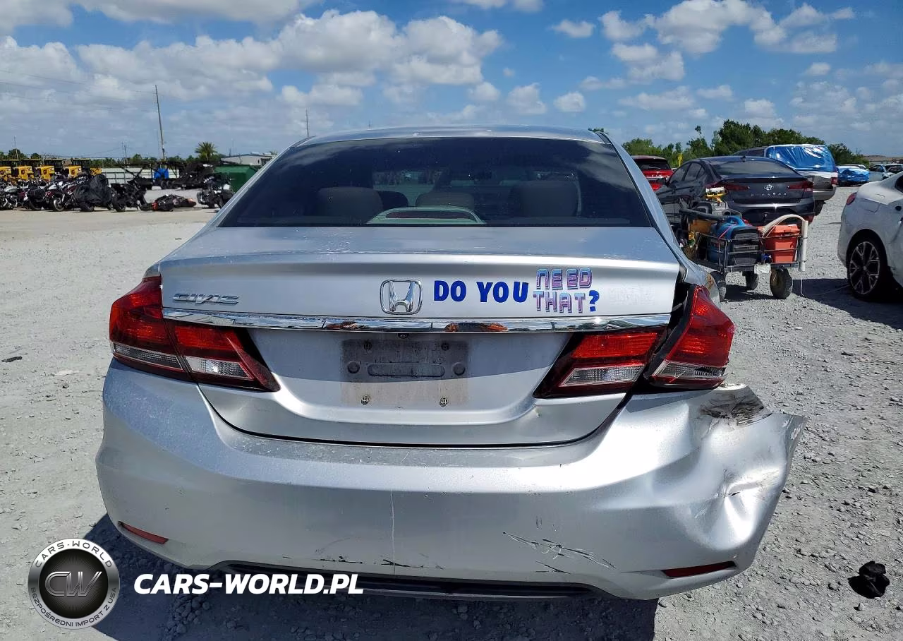 2013 Honda Civic Lx VIN:2HGFB2F52DH551200 - 6