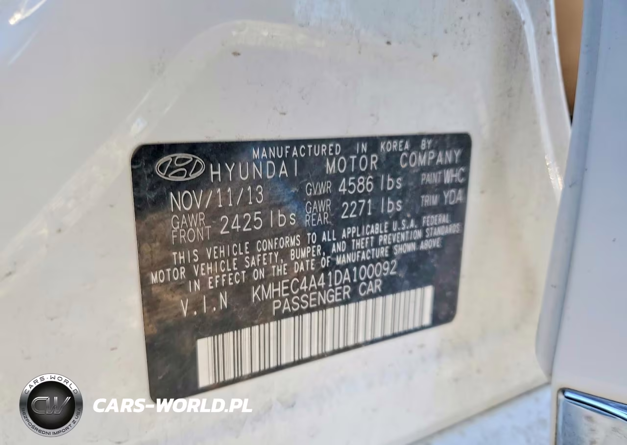 2013 Hyundai Sonata Hybrid Limited VIN:KMHEC4A41DA100092 - 12