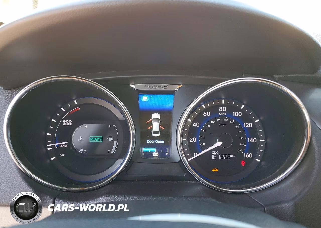 2013 Hyundai Sonata Hybrid Limited VIN:KMHEC4A41DA100092 - 9