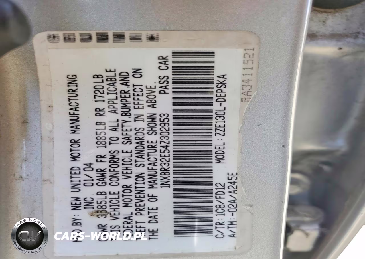 2004 Toyota Corolla S VIN:1NXBR32E54Z302953 - 12