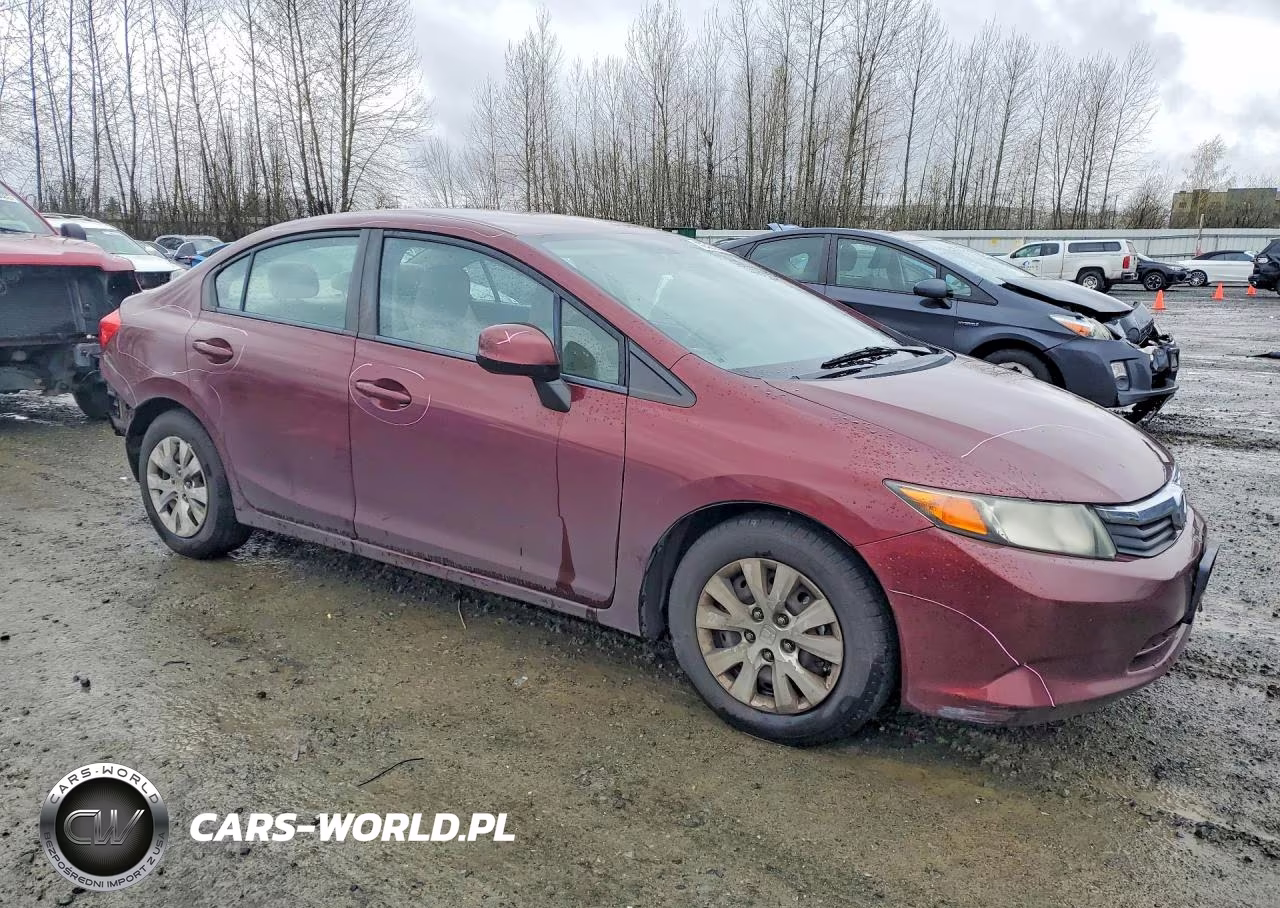 2012 Honda Civic Lx VIN:2HGFB2F53CH538261 - 4