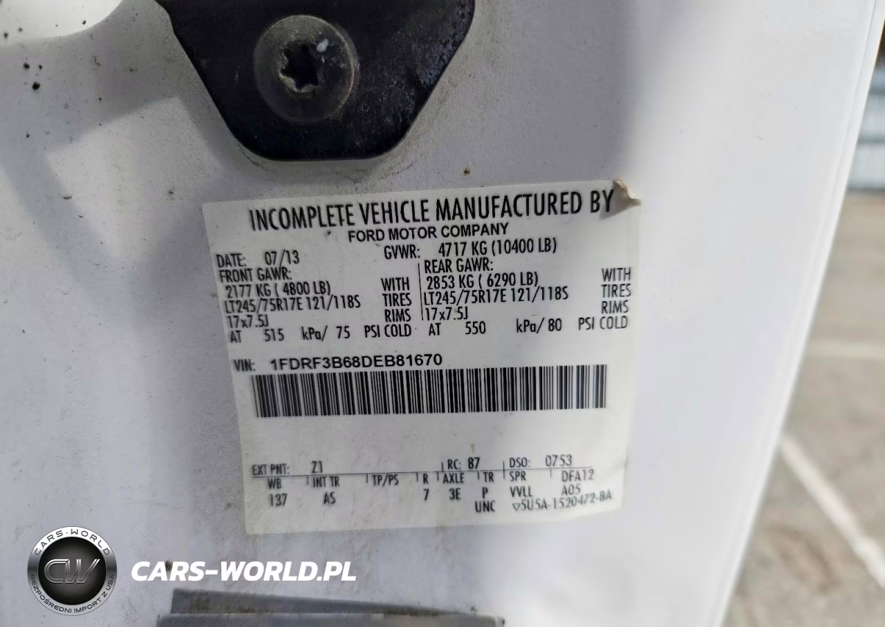 2013 Ford F350 Super Duty Utility - Service Truck VIN:1FDRF3B68DEB81670 - 13