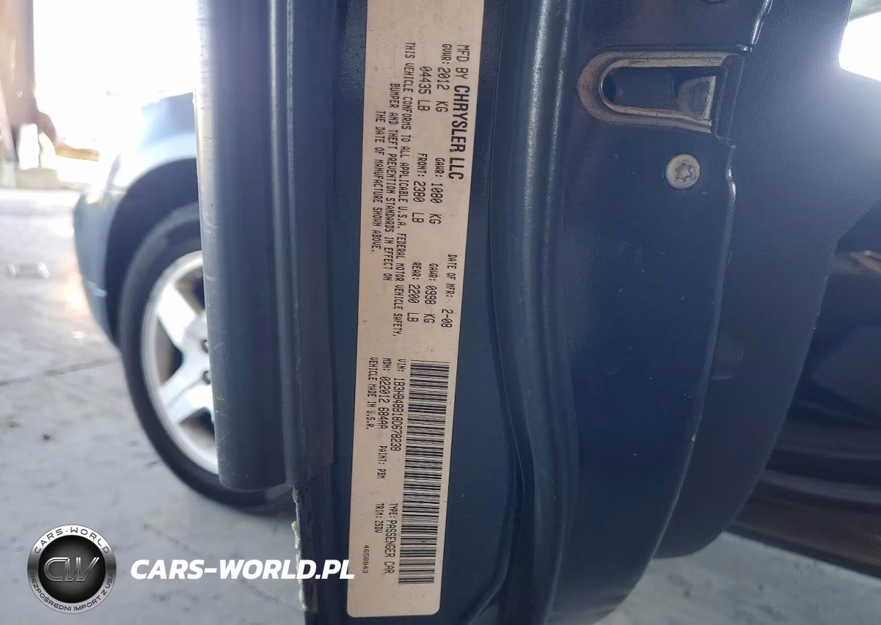 2008 Dodge Caliber Sxt VIN:1B3HB48B18D678238 - 12