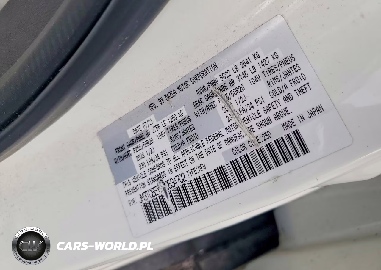 2021 Mazda Cx-9 Signature VIN:JM3TCBEYXM0534702 - 12