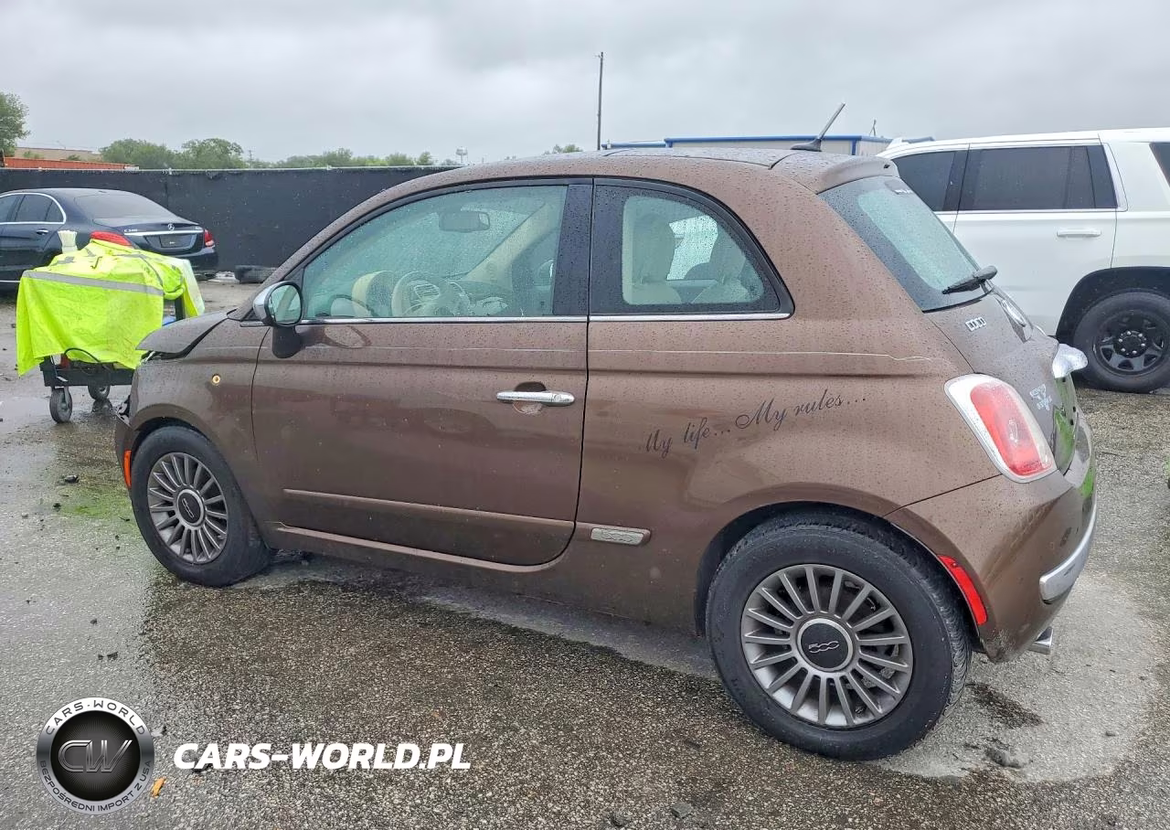 2012 Fiat 500 Lounge VIN:3C3CFFCR7CT106501 - 2