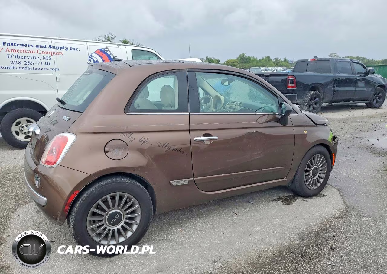 2012 Fiat 500 Lounge VIN:3C3CFFCR7CT106501 - 3