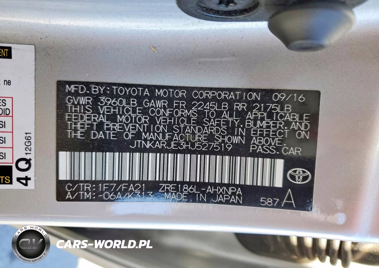 2017 Toyota Corolla Im Base VIN:JTNKARJE3HJ527519 - 13