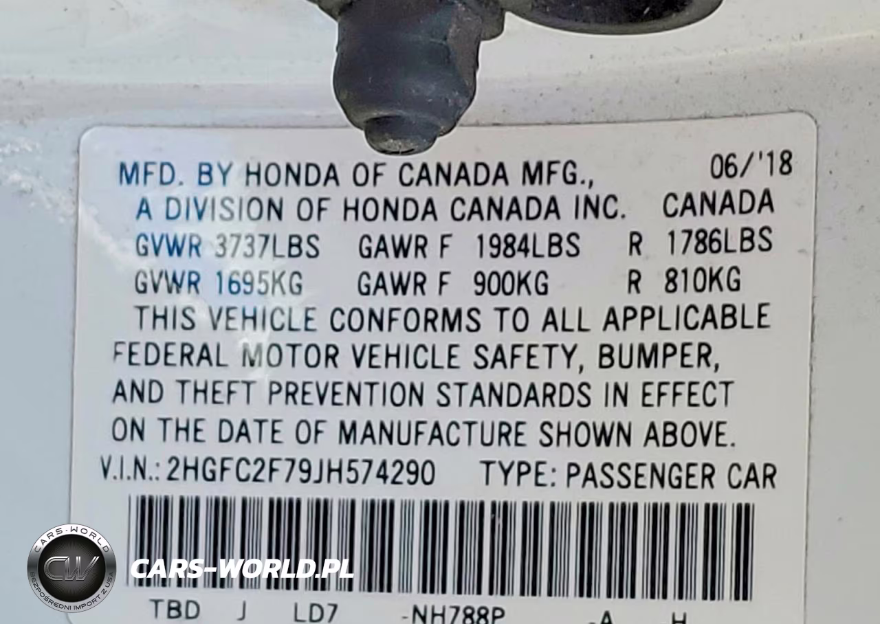 2018 Honda Civic Ex VIN:2HGFC2F79JH574290 - 12