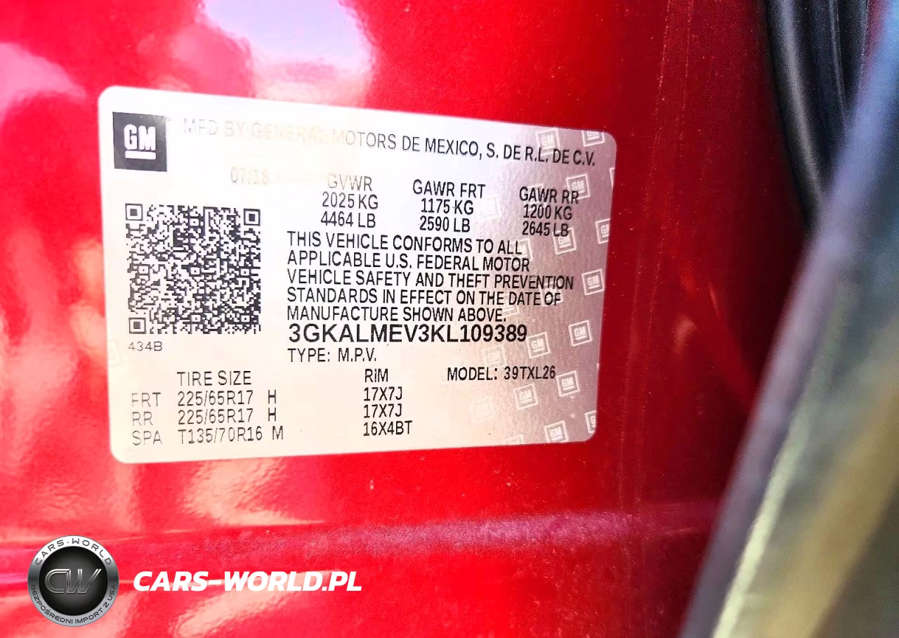 2019 GMC Terrain Sle VIN:3GKALMEV3KL109389 - 14
