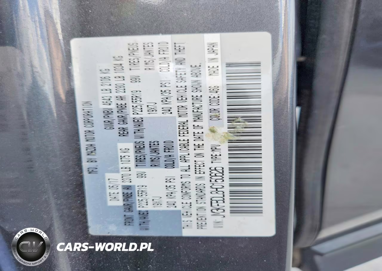 2017 Mazda Cx-5 Grand Touring VIN:JM3KFBDL8H0150626 - 13