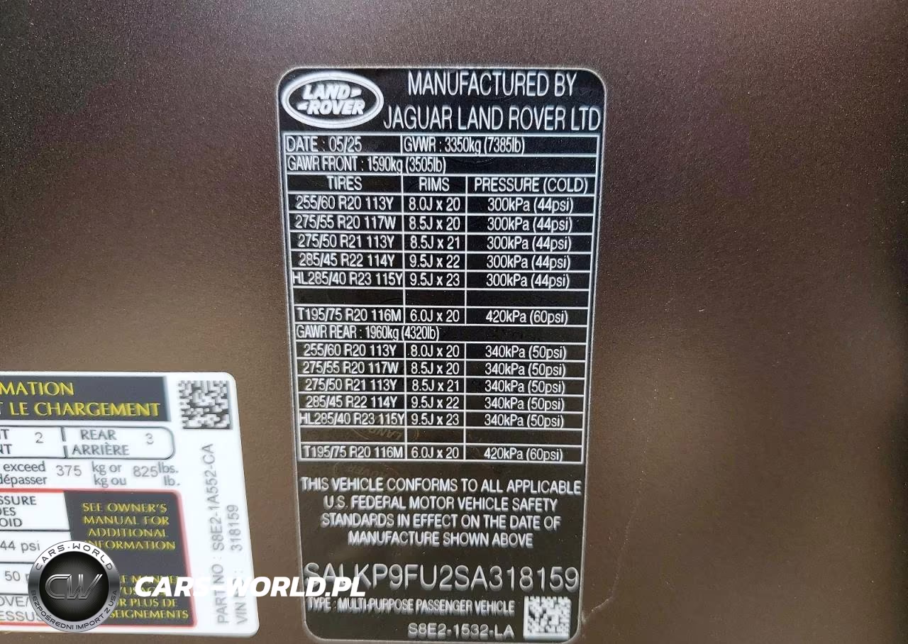 2025 Land Rover Range Rover Se VIN:SALKP9FU2SA318159 - 13