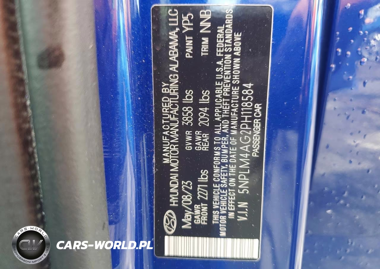 2023 Hyundai Elantra Sel VIN:5NPLM4AG2PH118584 - 13