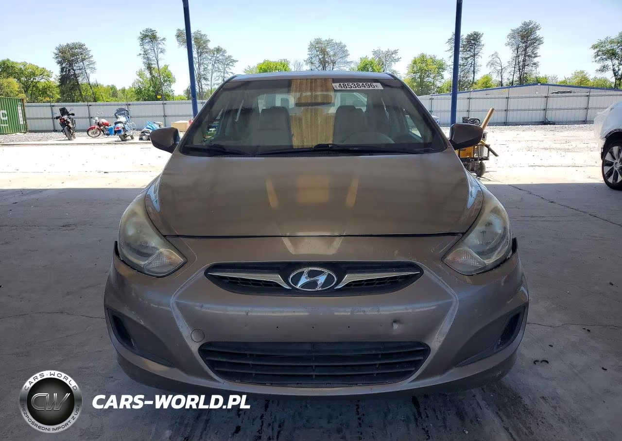 2012 Hyundai Accent Gls VIN:KMHCT4AE6CU065661 - 5