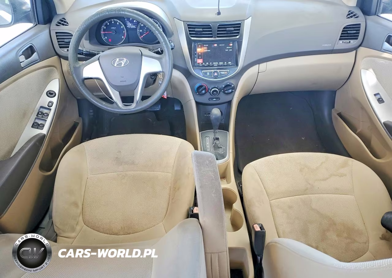 2012 Hyundai Accent Gls VIN:KMHCT4AE6CU065661 - 8