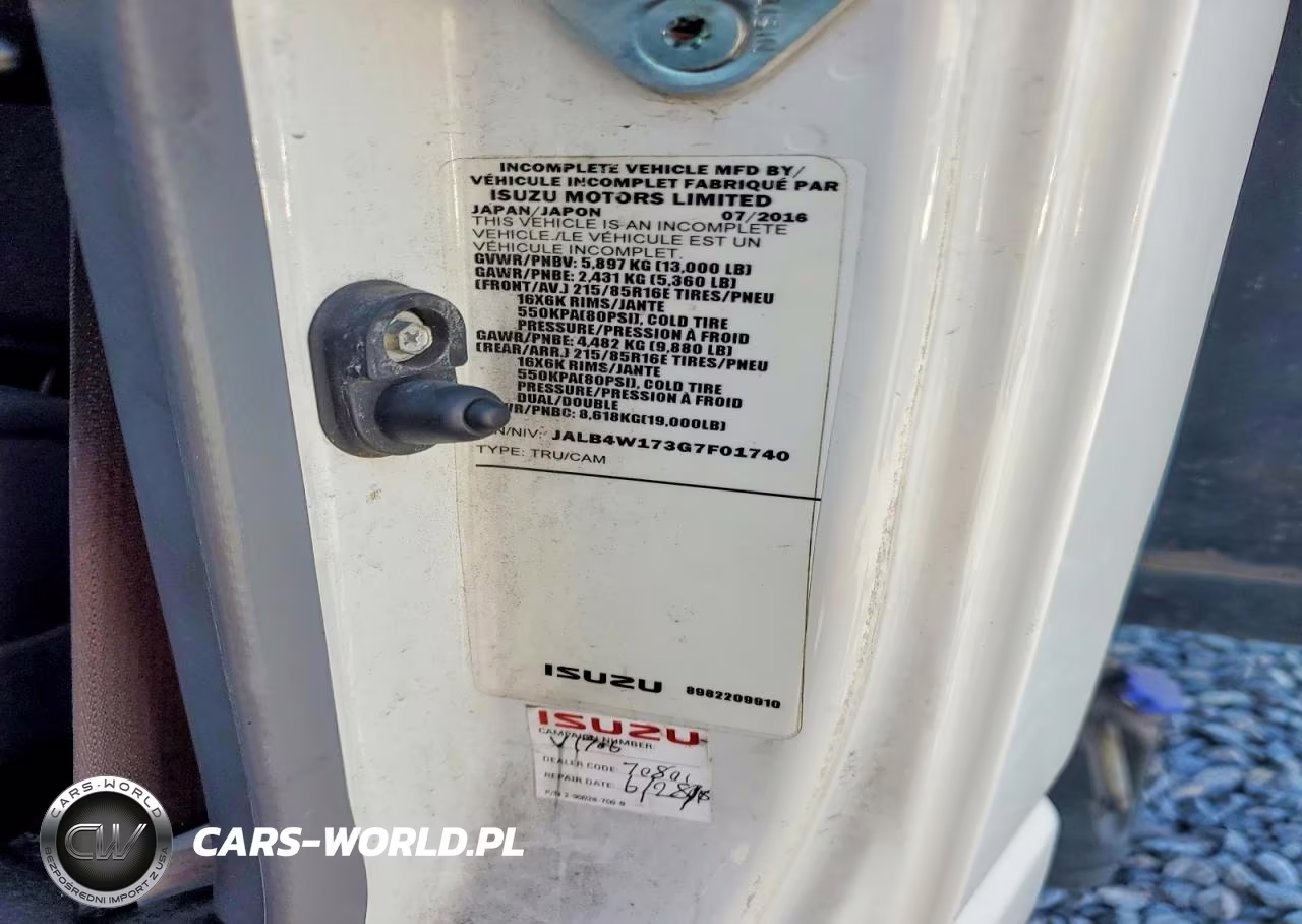 2016 Isuzu Npr VIN:JALB4W173G7F01740 - 14