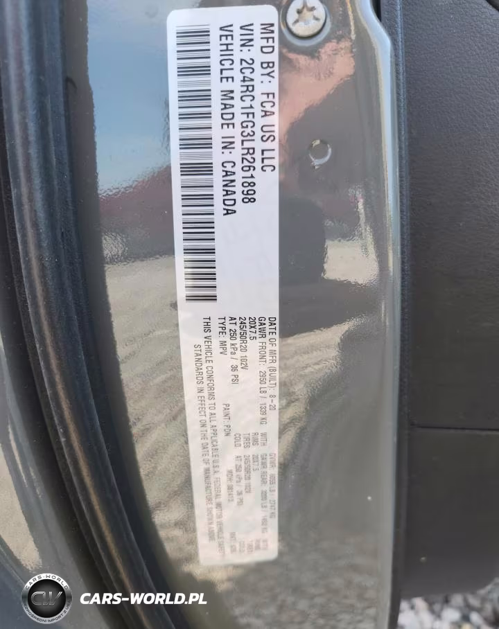 2020 Chrysler Pacifica Touring VIN:2C4RC1FG3LR261898 - 14