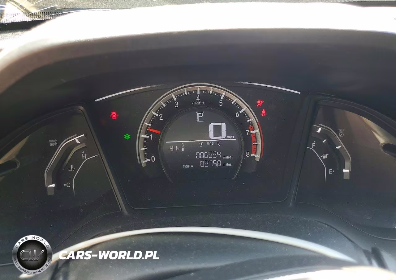 2016 Honda Civic Lx VIN:19XFC2F55GE079053 - 9