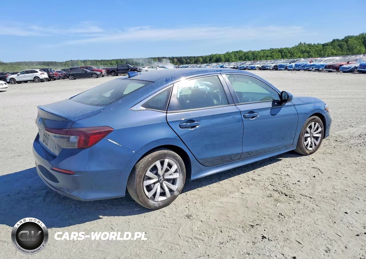 2025 Honda Civic Lx VIN:2HGFE2F22SH582523 - 3