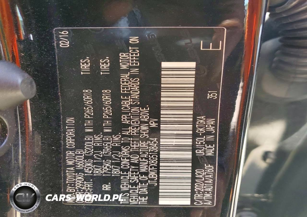 2016 Lexus Gx 460 VIN:JTJBM7FX8G5138454 - 14
