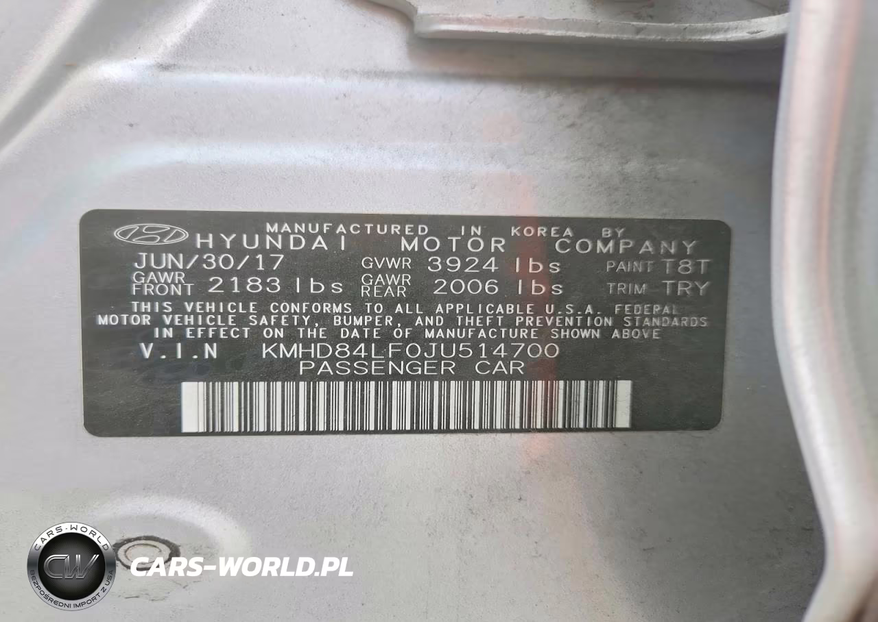 2018 Hyundai Elantra Sel VIN:KMHD84LF0JU514700 - 12