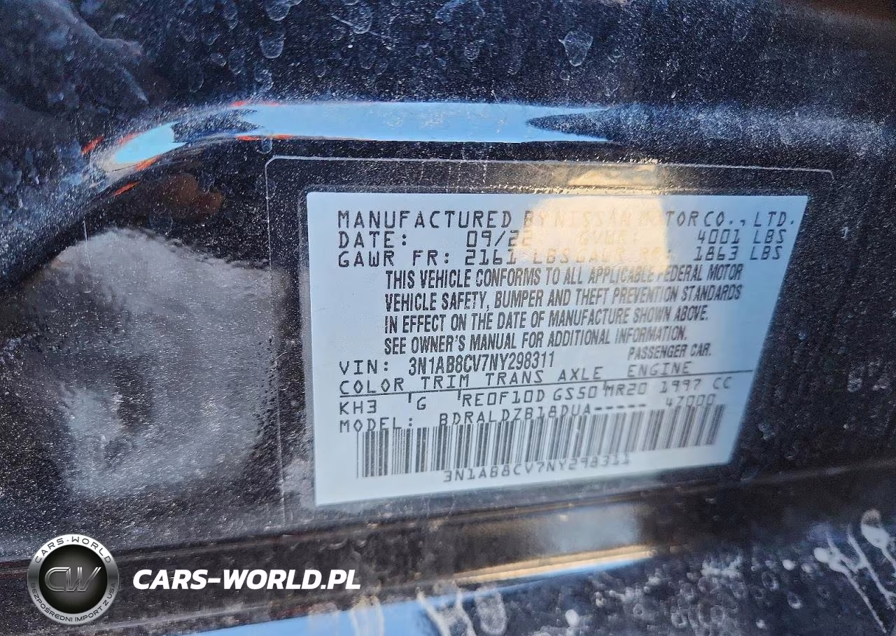 2022 Nissan Sentra Sv VIN:3N1AB8CV7NY298311 - 13