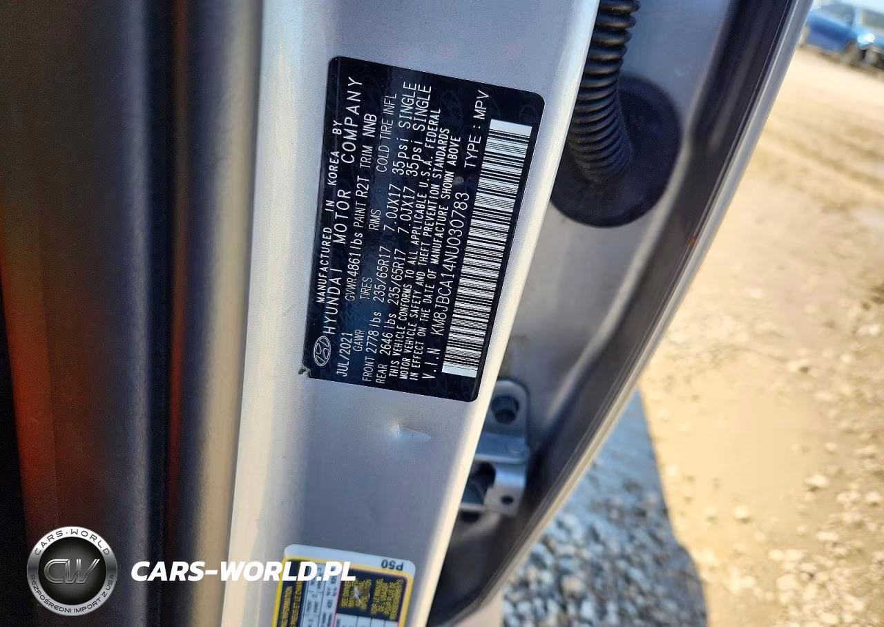 2022 Hyundai Tucson Blue VIN:KM8JBCA14NU030783 - 12