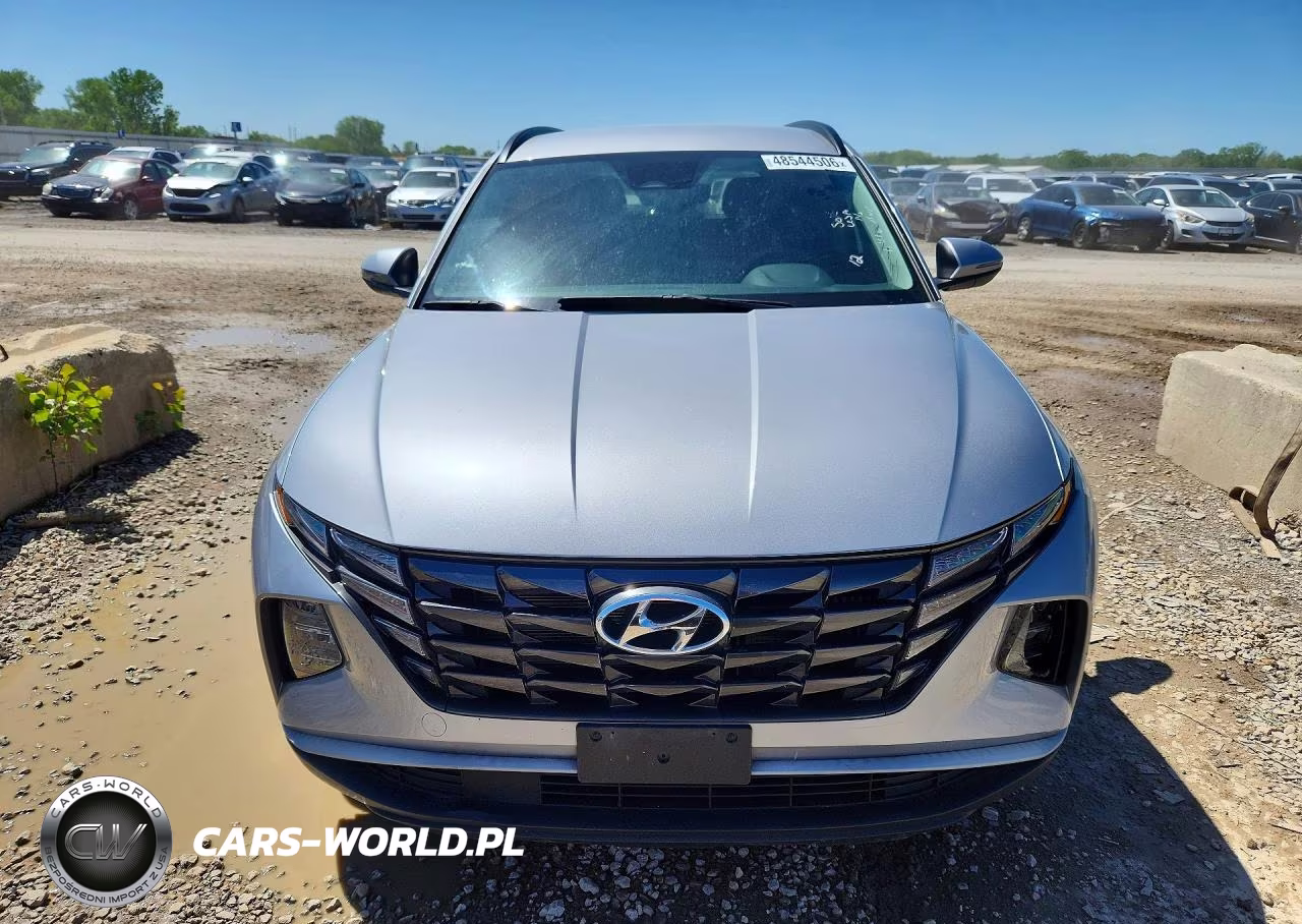 2022 Hyundai Tucson Blue VIN:KM8JBCA14NU030783 - 5