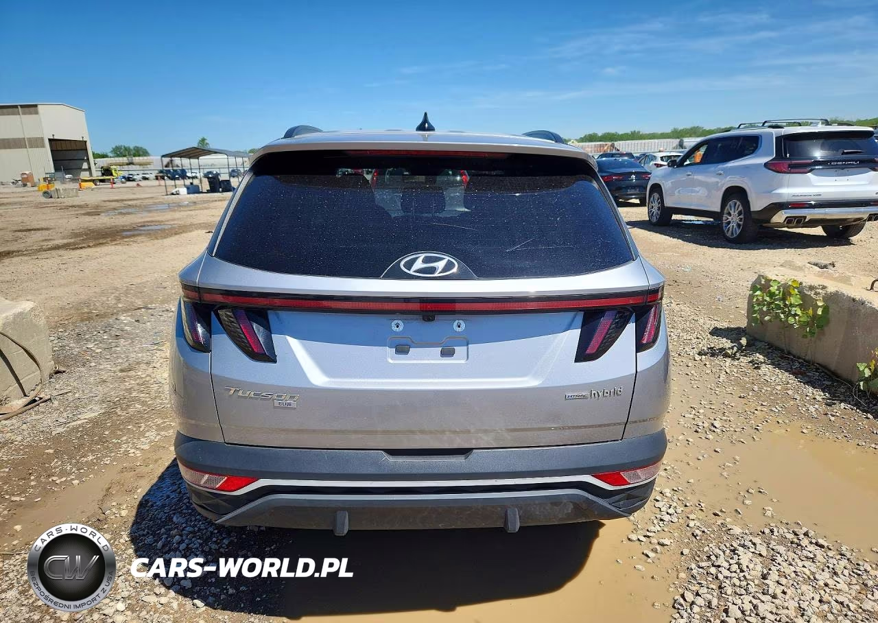 2022 Hyundai Tucson Blue VIN:KM8JBCA14NU030783 - 6