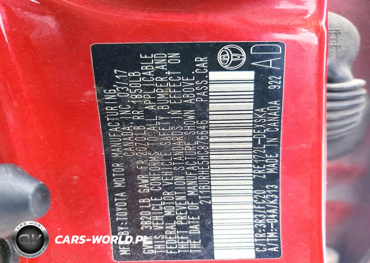 2017 Toyota Corolla Se VIN:2T1BURHE5HC876646 - 13