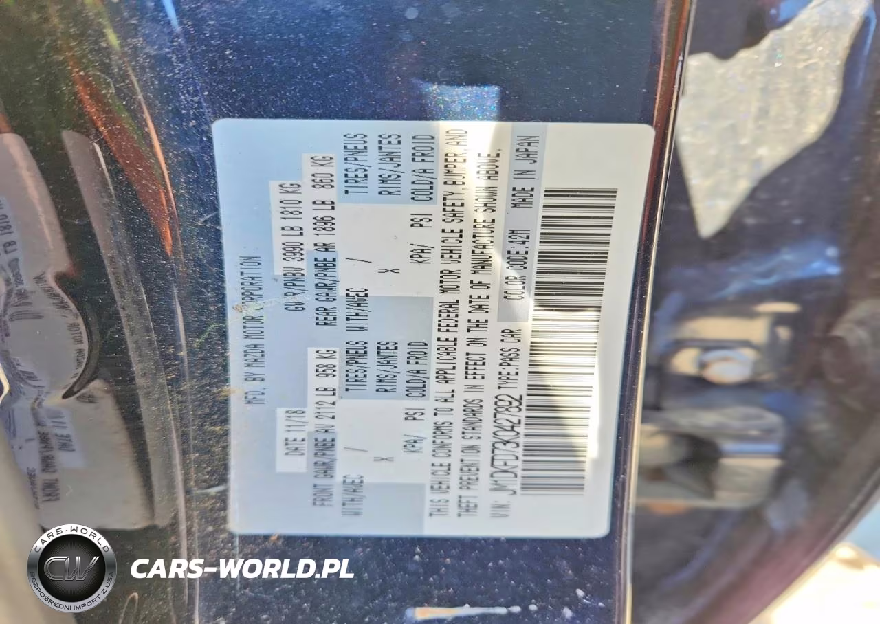 2019 Mazda Cx-3 Grand Touring VIN:JM1DKFD73K0427892 - 13