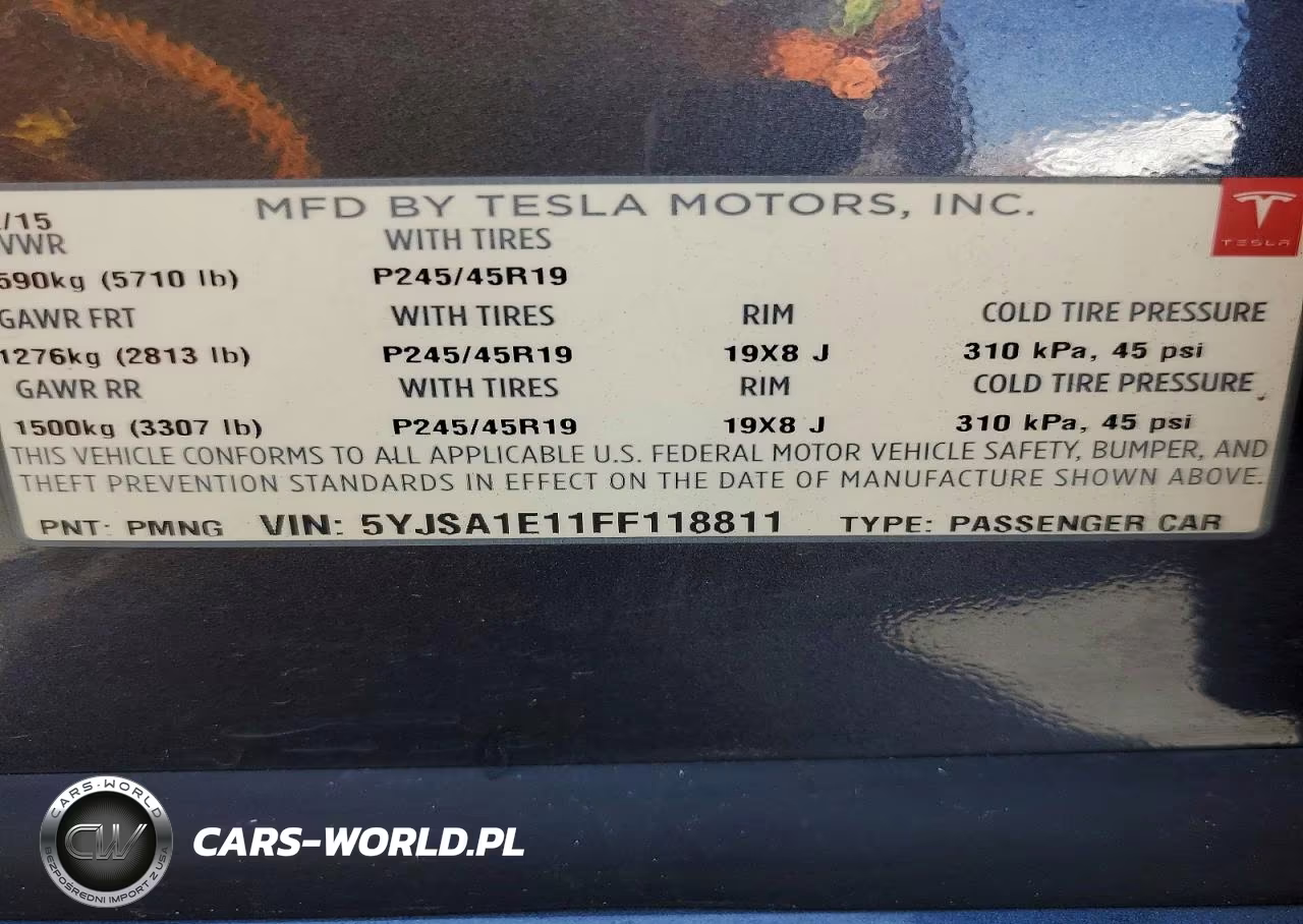2015 Tesla Model S VIN:5YJSA1E11FF118811 - 13