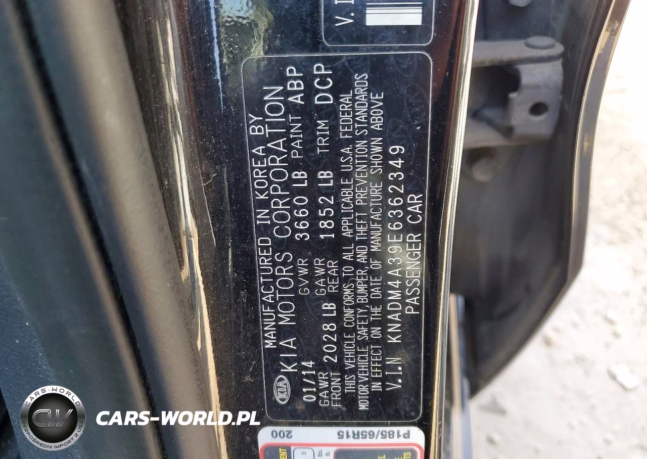 2014 Kia Rio Lx VIN:KNADM4A39E6362349 - 12