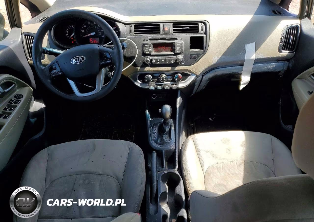 2014 Kia Rio Lx VIN:KNADM4A39E6362349 - 8