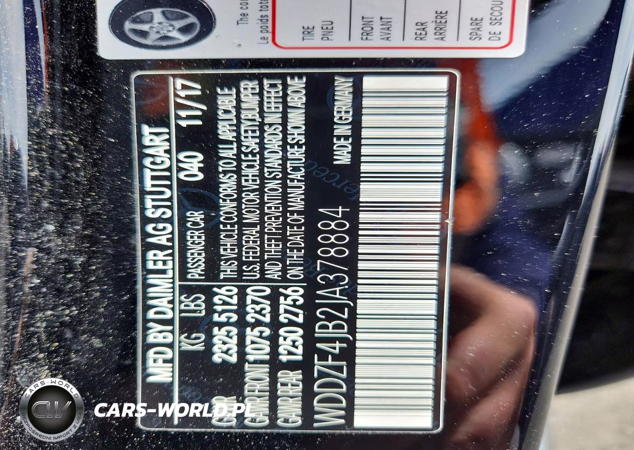 2018 Mercedes-Benz E 300 VIN:WDDZF4JB2JA378884 - 12